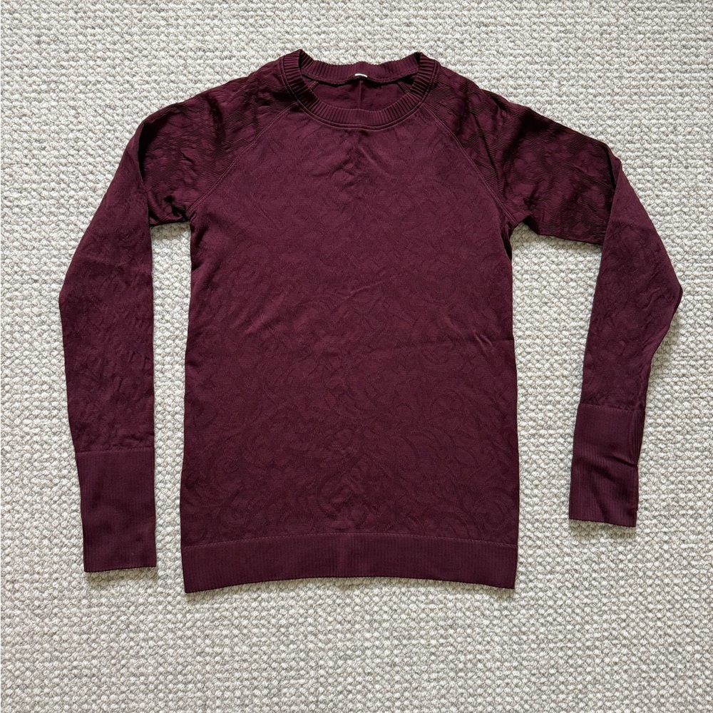Lululemon Rest Less Pullover Women’s 8 Garnet Red